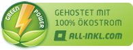 gehostet mit 100% Ökostrom von all-inkl.com